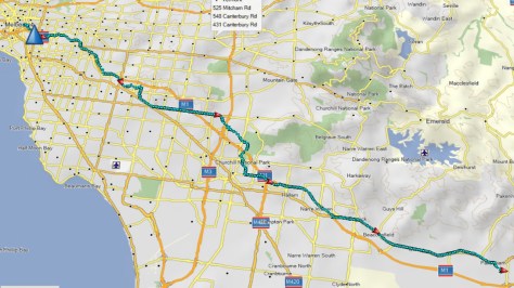 Melbourne CBD to Packenham